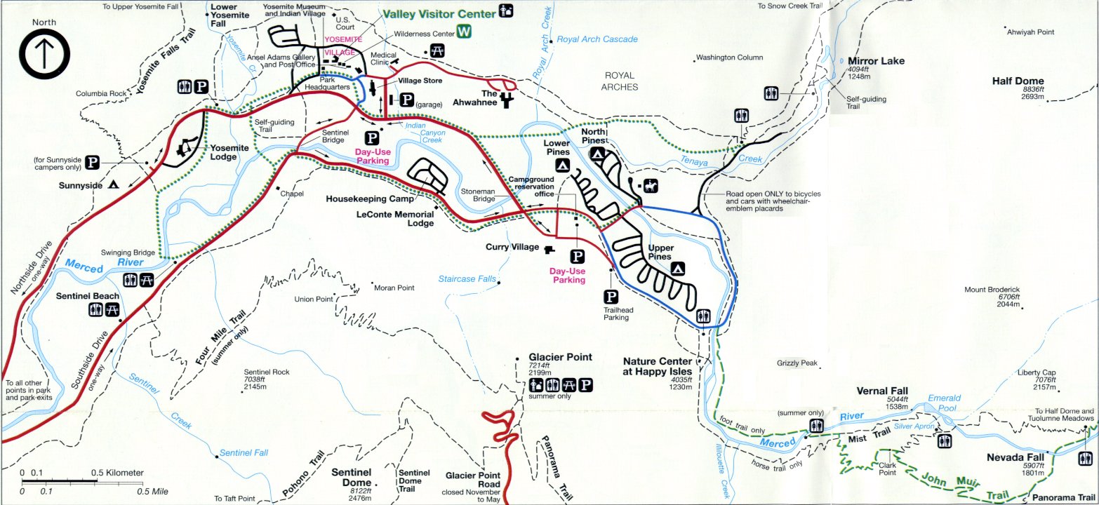 Yosemite Historic Maps (Yosemite Library Online)