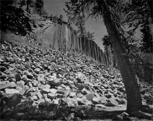 Devil’s Postpile, Devil’s Postpile National Monument, California. By Cedric Wright