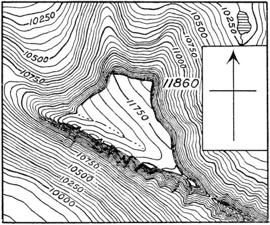 Figure 9.—Sketch map of Shepherd’s Crest