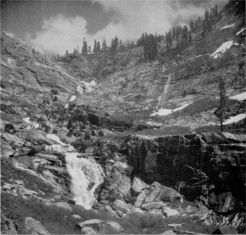 Tokopah Falls on the Marble Fork of the Kaweah River, Sequoia. Courtesy George Mauger, Sequoia and Kings Canyon National Parks Company