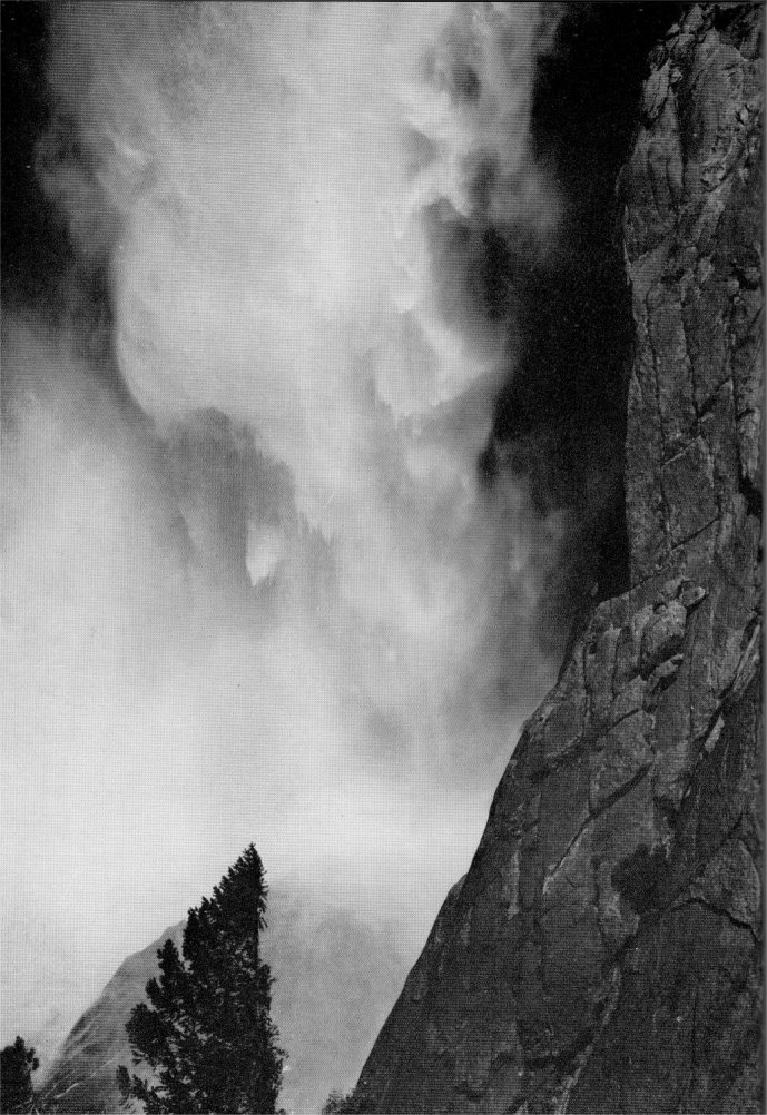 Upper Yosemite Fall. By Ansel Adams