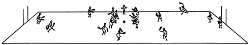 Fig. 86--Field for women's basketball game.
