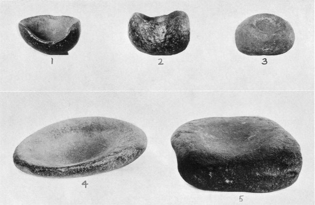 Stone mortars and metates.