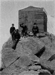 Professor Davidson (right) and the Conness Observatory