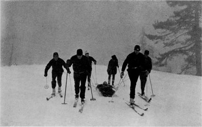 Ski Patrol at Work. By Ralph Anderson, NPS