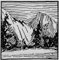 Woodcut (Half Dome)