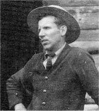John Bingman at Merced Grove Ranger Station, 1921. From Shirley Sargent's Protecting Paradise