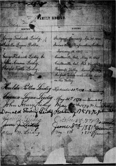 Leidig Family Record