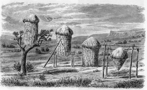 Figure 32. Acorn granaries.