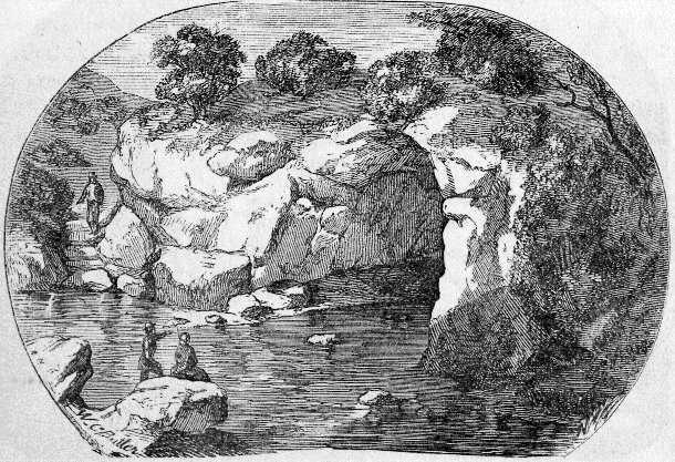 THE UPPER SIDE OF LOWER NATURAL BRIDGE.