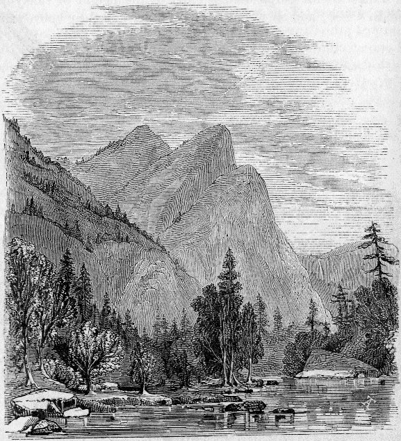 “ELEACHAS,” OR THE THREE BROTHERS, 3,437 FEET HIGH. From a Photograph by C. L. Weed.