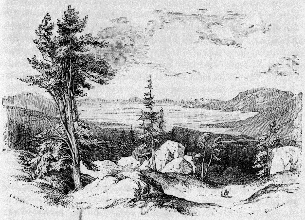 LAKE BIGLER. Sketched from nature, by George H. Goddard.