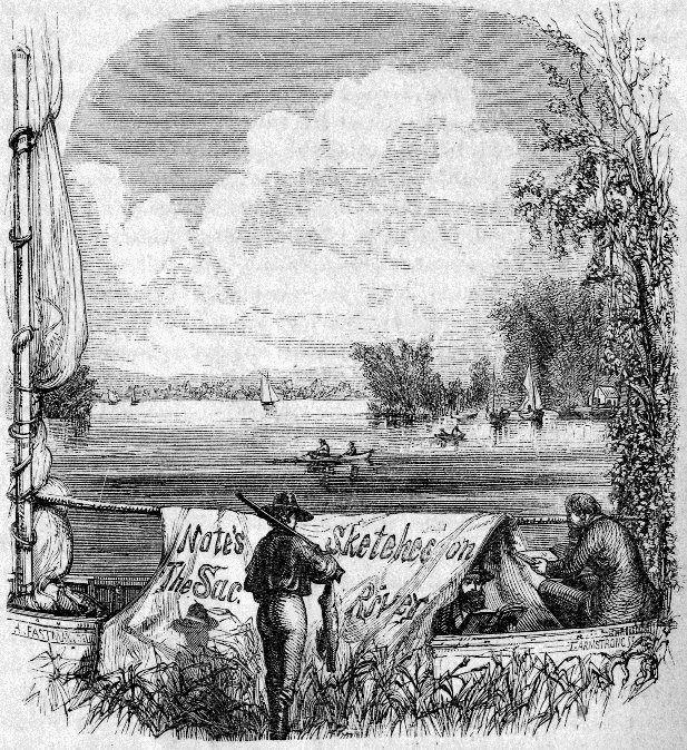 SCENE AT THE LOWER JUNCTION OF THE MAIN SACRAMENTO RIVER, AND STEAMBOAT SLOUGH.