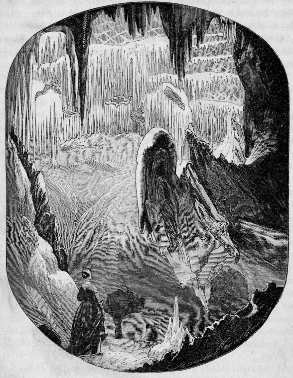 THE CRYSTAL CHAPEL, IN ALABASTER CAVE.