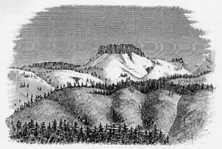 Fig. 9. VOLCANIC TABLES ON GRANITE.