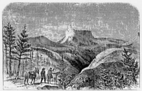 Fig. 10. CATHEDRAL PEAK, FROM NEAR LAKE TENAYA.