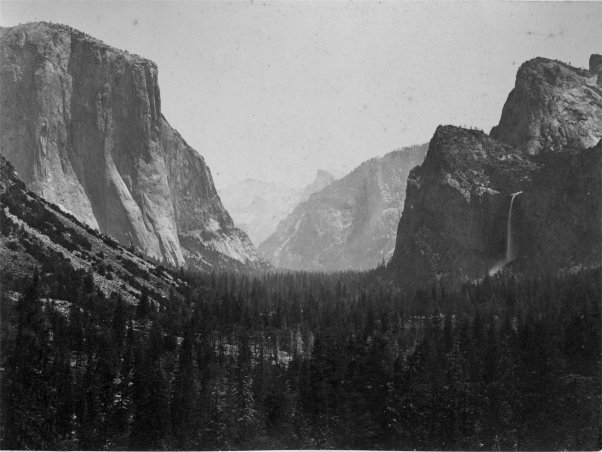 THE YOSEMITE VALLEY, from the Mariposa Trail.