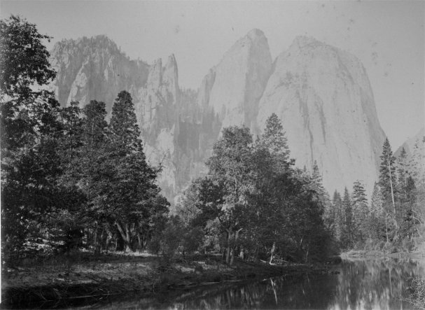 CATHEDRAL ROCK AND SPIRES.