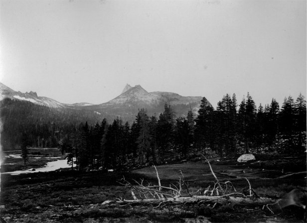 CATHEDRAL PEAK, from Soda Springs.