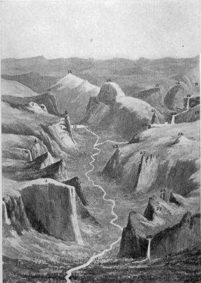 Bird's-eye View of Yosemite Valley