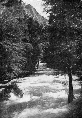 The Happy Isles, Merced River, by George Fiske