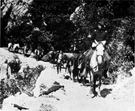 Army cavalry patrolled the Tioga Road for 25 years