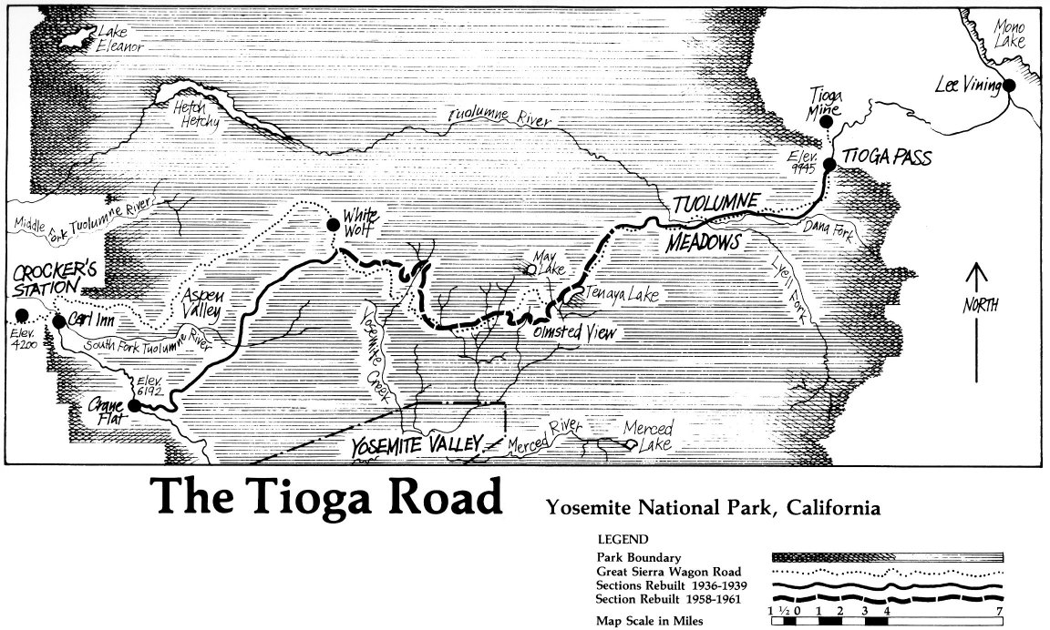 The Tioga Road, Yosemite National Park, California