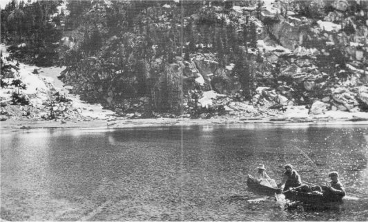 Fishing is better in lakes of the back country.  Anderson, NPS
