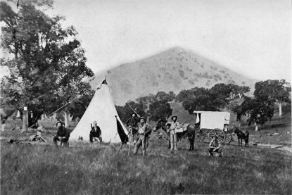 The Survey Party in Camp Near Mount Diablo, 1862