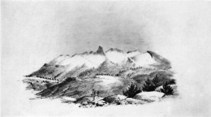 The Obelisk Group (Merced Peaks) from Porcupine Flat