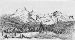 Unicorn Peak, from Tuolumne Meadows