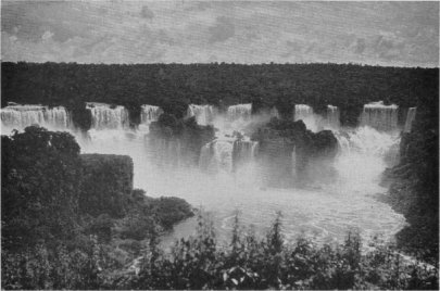 Iguassu Falls (Photo by Ewing Galloway, New York)