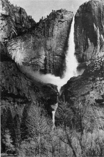 Yosemite Falls. Photo by Ansel Adams