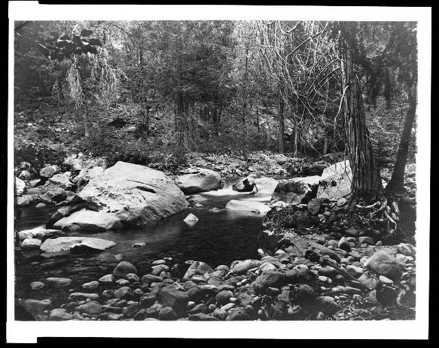 A rocky stream at Yosemite