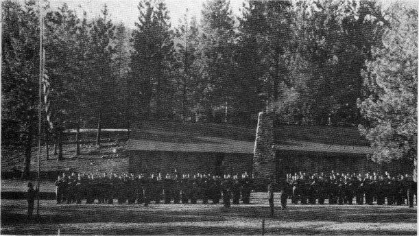 CCC Boys and Morning Call, Camp 6, Wawona