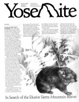 Cover, Yosemite, Summer 1989