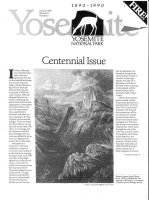 Cover, Yosemite, Summer 1990