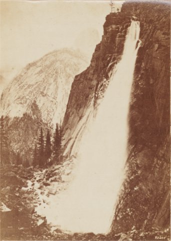 XIX. Toloolweack Fall, in the South Canon of the Merced, 300 feet high.