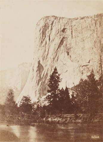 III. Tutucanula, (Great Chief the Valley of) El Capitan, from the South-east, a mile off, 3,300 feet above the Valley.