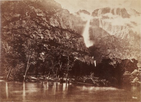 VI. Yosemite Falls. Upper Fall, 1,500 feet; Cascades and Rapids, 650 feet; Lower Fall, 400 feet; total, 2,550 feet.