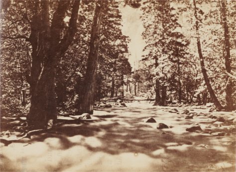 VII. Lower Yosemite Fall, from Cascade Avenue; Fall 400 feet high.