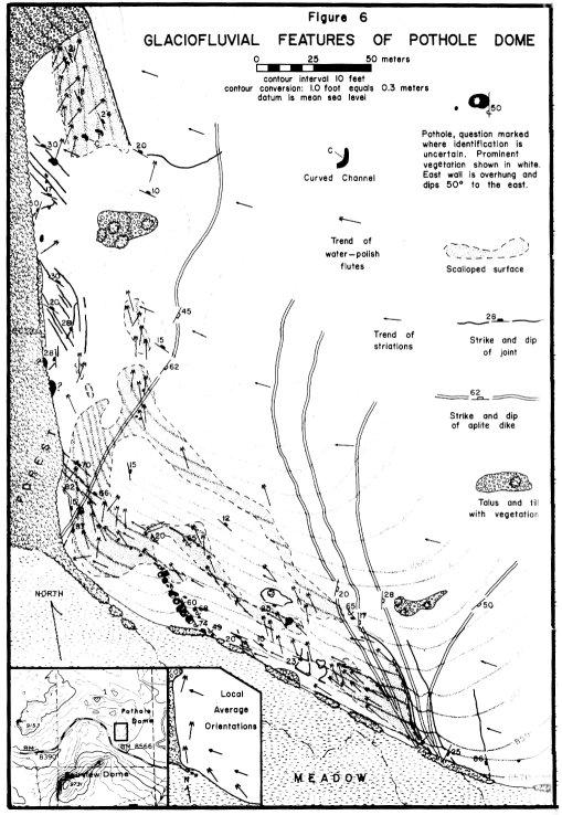Figure 6: Glaciofluvial Features of Pothole Dome
