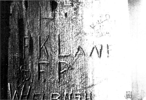 F. K. Lane carving