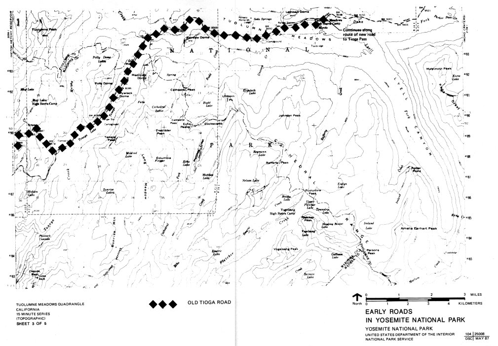 Early Roads in Yosemite National Park, sheet 3