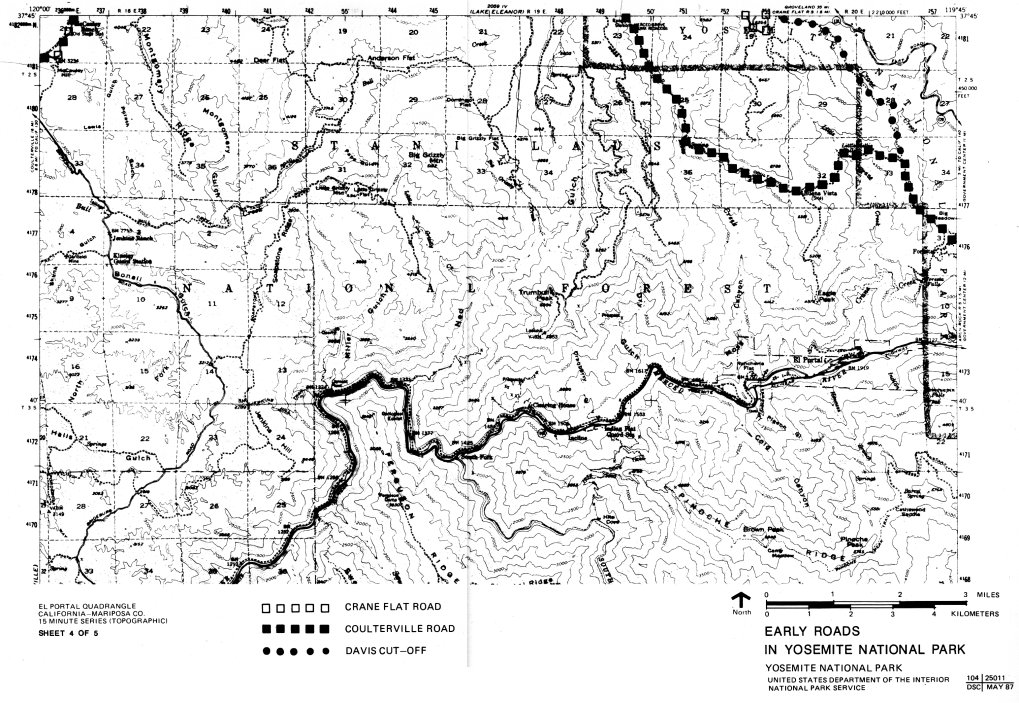 Early Roads in Yosemite National Park, sheet 4