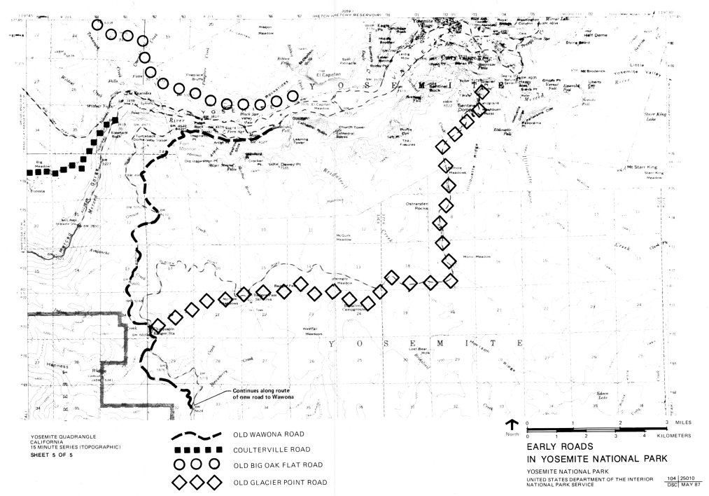 Early Roads in Yosemite National Park, sheet 5