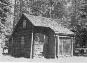 Illustration 110. Snow Creek cabin, view to northeast. Photos by Robert C. Pavlik, 1984