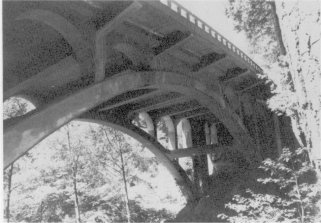 Illustration 157. Bridge, new Big Oak Flat Road. Photo by Jo Wabeh, 1986