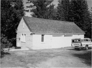 Illustration 175. Chinquapin garage. Photo by Robert C. Pavlik, 1984