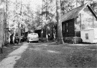 Illustration 185. Employee housing (former bunkhouses), Tuolumne Meadows. Photo by Gary Higgins, 1984